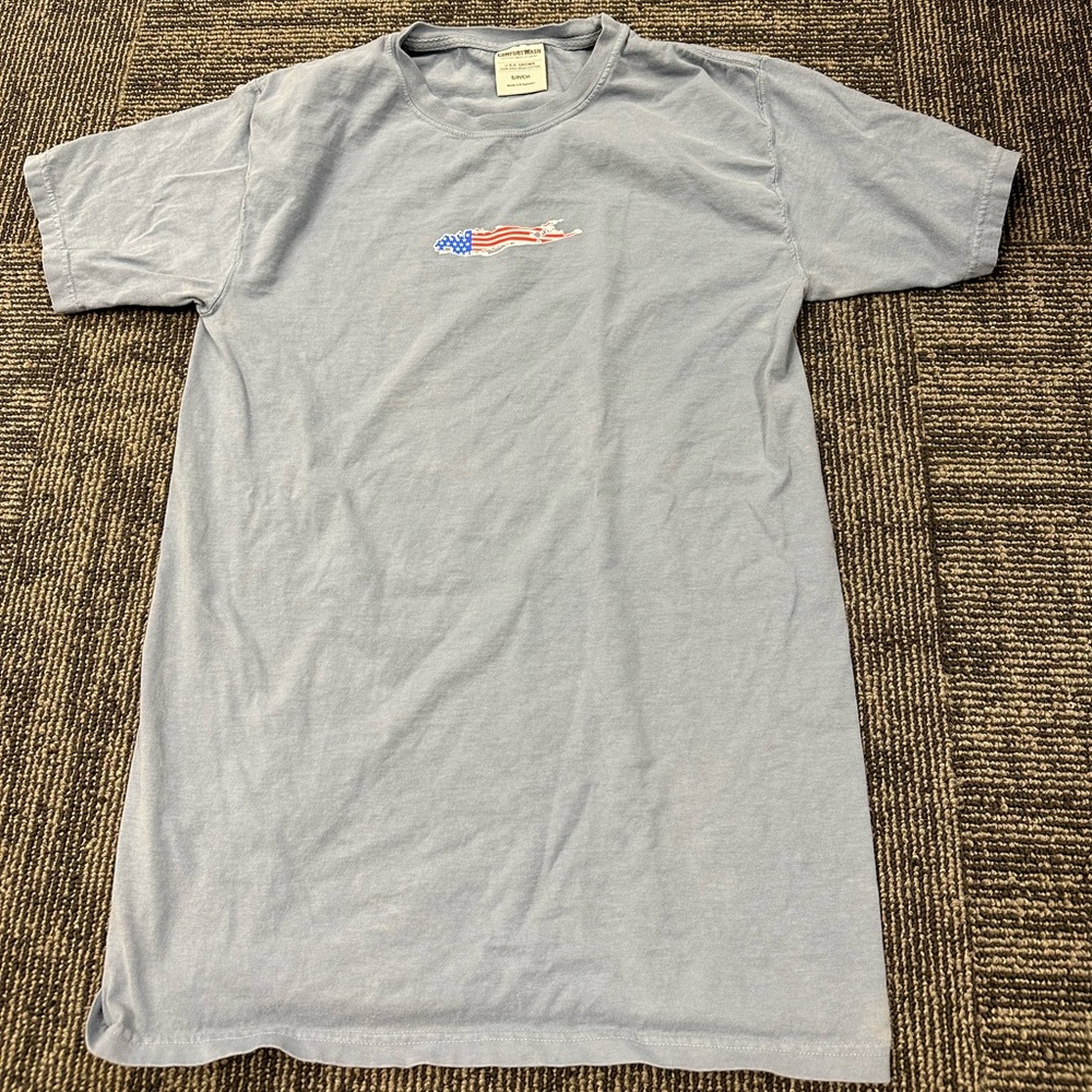Men’s Locals Only ‘Keep it Local’ Vintage T Shirt Blue- Size Medium